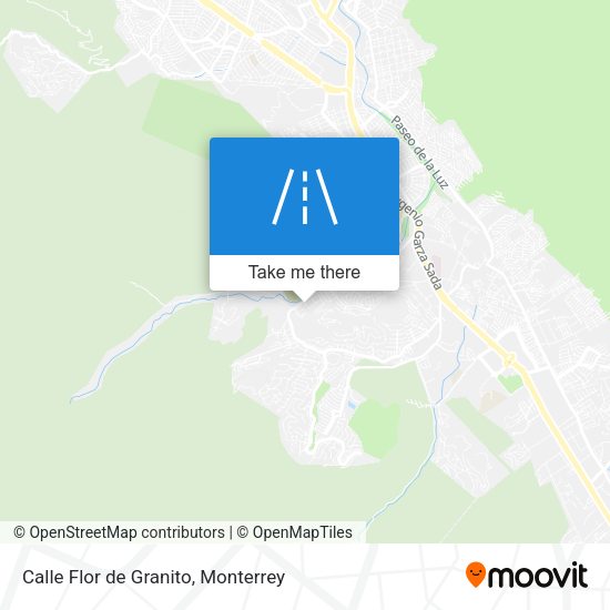 Calle Flor de Granito map
