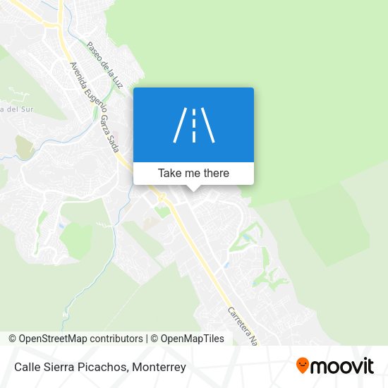 Calle Sierra Picachos map