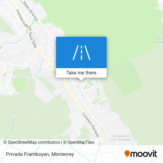 Mapa de Privada Framboyan