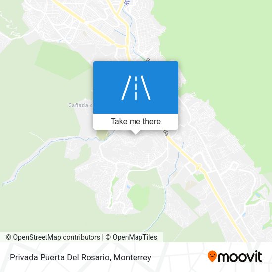 Mapa de Privada Puerta Del Rosario