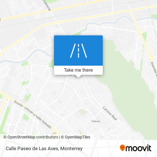 Mapa de Calle Paseo de Las Aves