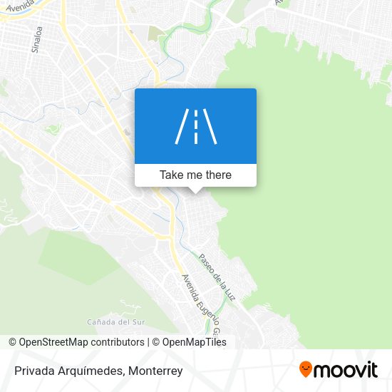 Mapa de Privada Arquímedes