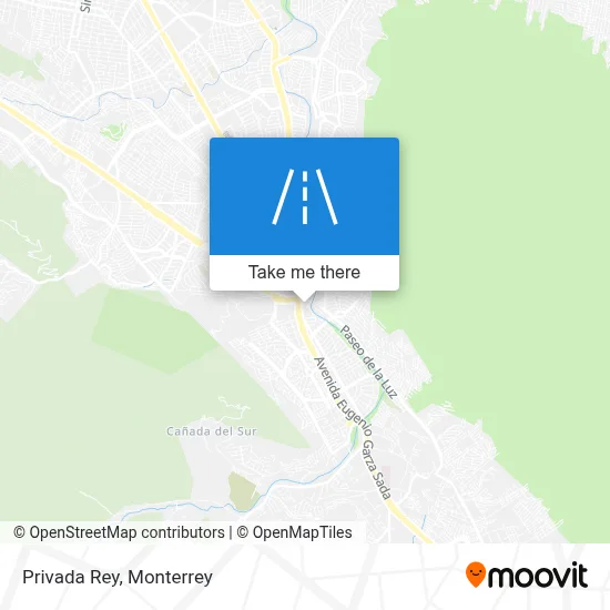 Privada Rey map