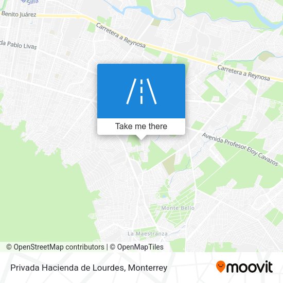 Privada Hacienda de Lourdes map
