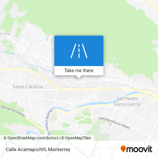 Mapa de Calle Acamapichtli