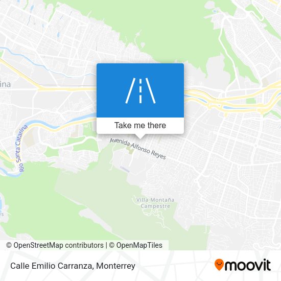 Mapa de Calle Emilio Carranza