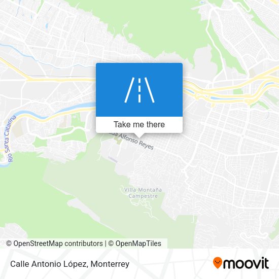 Calle Antonio López map
