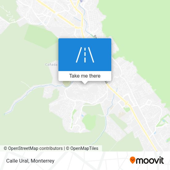 Mapa de Calle Ural