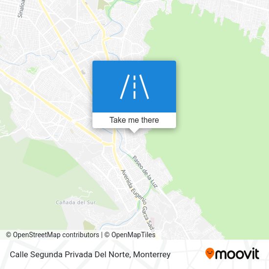 Mapa de Calle Segunda Privada Del Norte