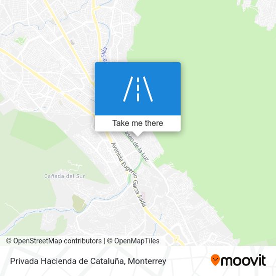 Privada Hacienda de Cataluña map