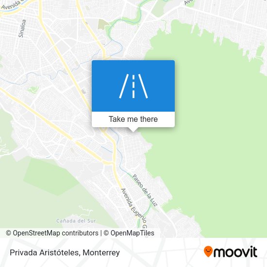 Mapa de Privada Aristóteles