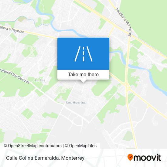 Mapa de Calle Colina Esmeralda