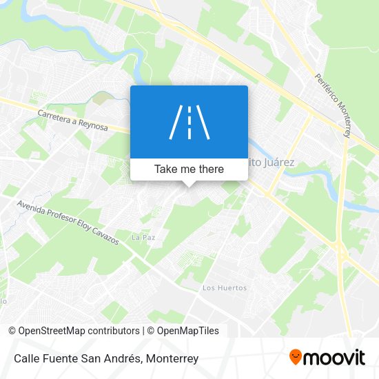 Calle Fuente San Andrés map