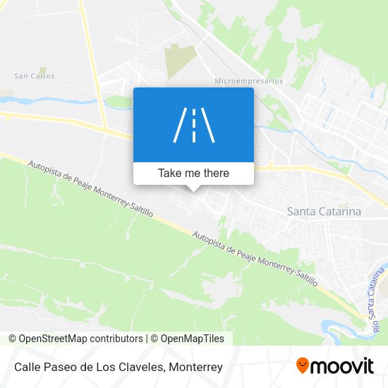 Calle Paseo de Los Claveles map