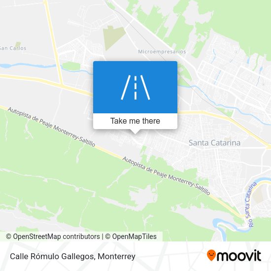 Mapa de Calle Rómulo Gallegos