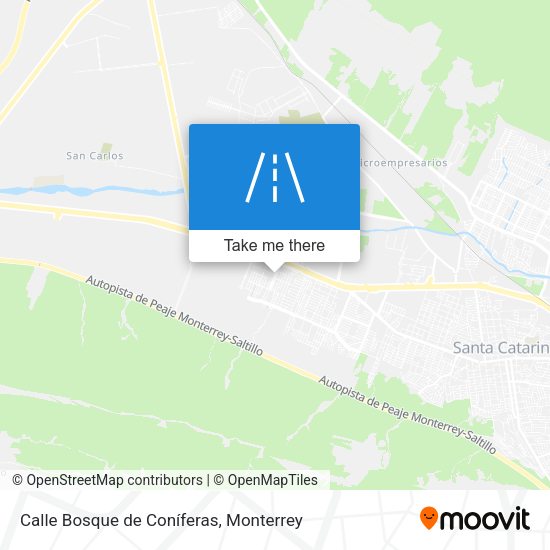 Calle Bosque de Coníferas map