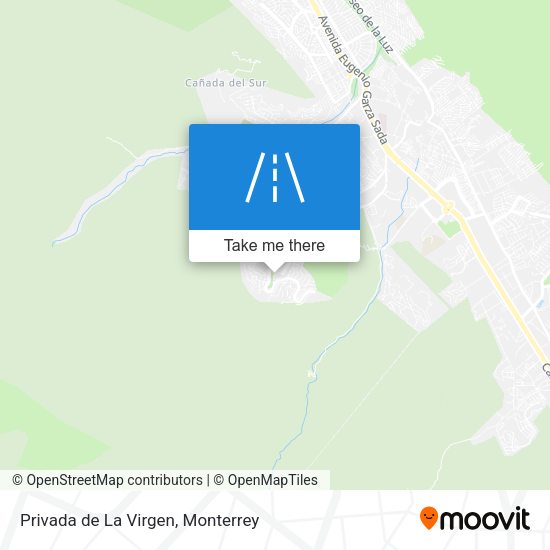 Privada de La Virgen map