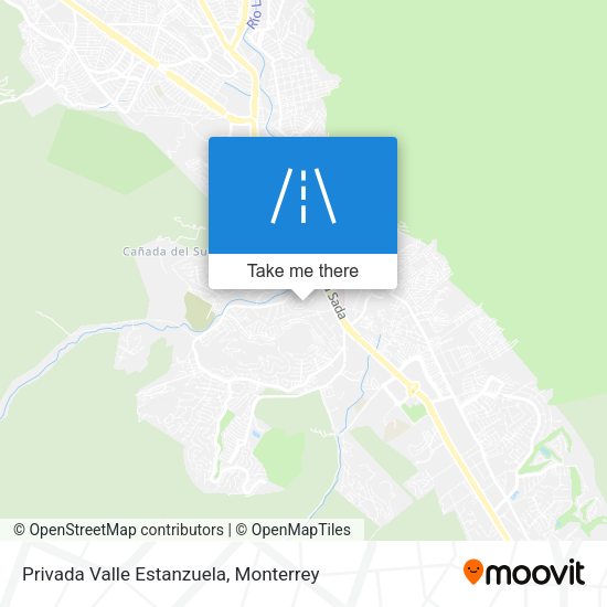 Privada Valle Estanzuela map