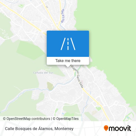 Mapa de Calle Bosques de Álamos