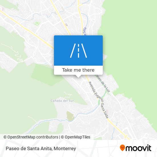 Paseo de Santa Anita map