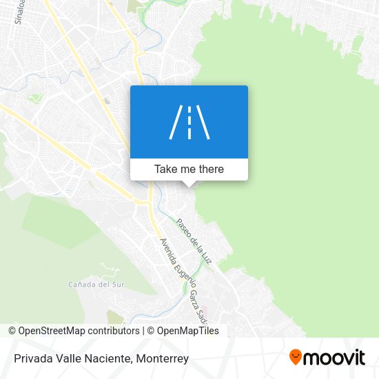 Privada Valle Naciente map