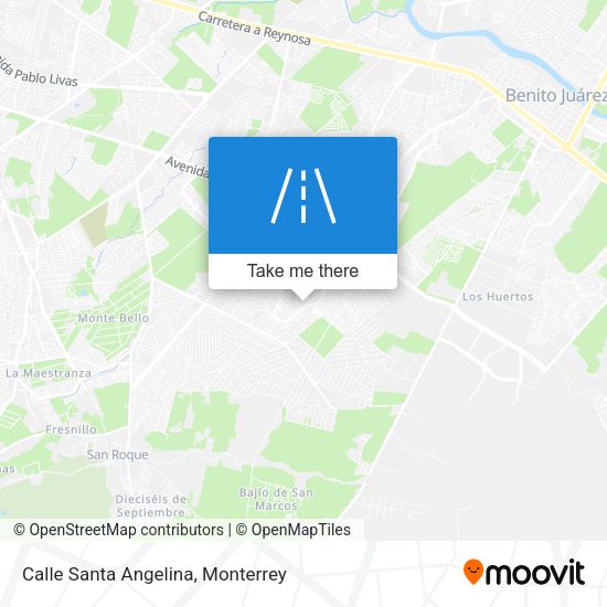 Calle Santa Angelina map
