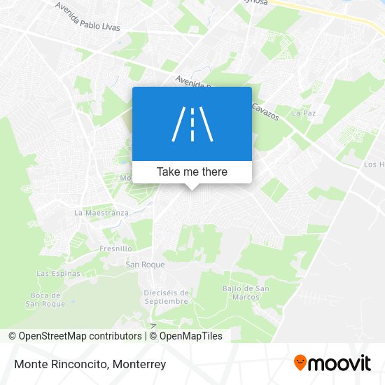 Mapa de Monte Rinconcito