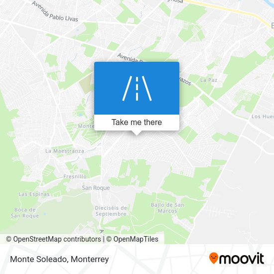 Mapa de Monte Soleado