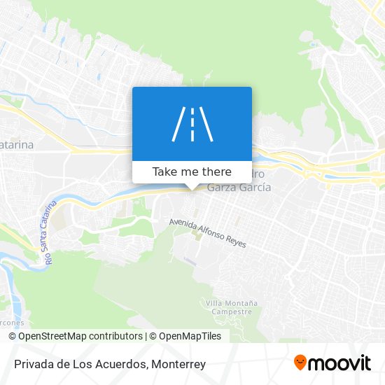 Privada de Los Acuerdos map