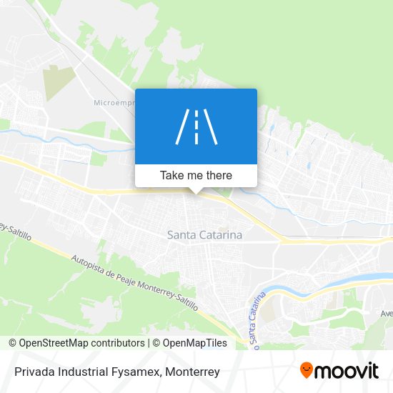 Mapa de Privada Industrial Fysamex