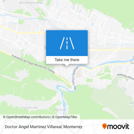 Doctor Angel Martínez Villareal map