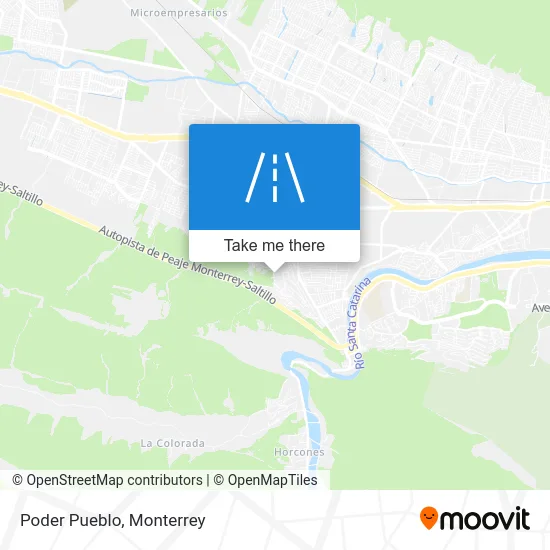 Poder Pueblo map