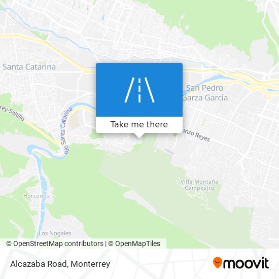Alcazaba Road map