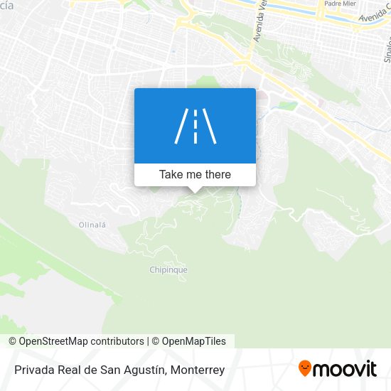 Privada Real de San Agustín map