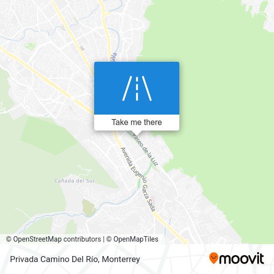 Privada Camino Del Río map