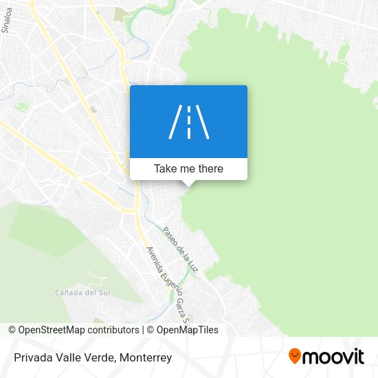 Privada Valle Verde map
