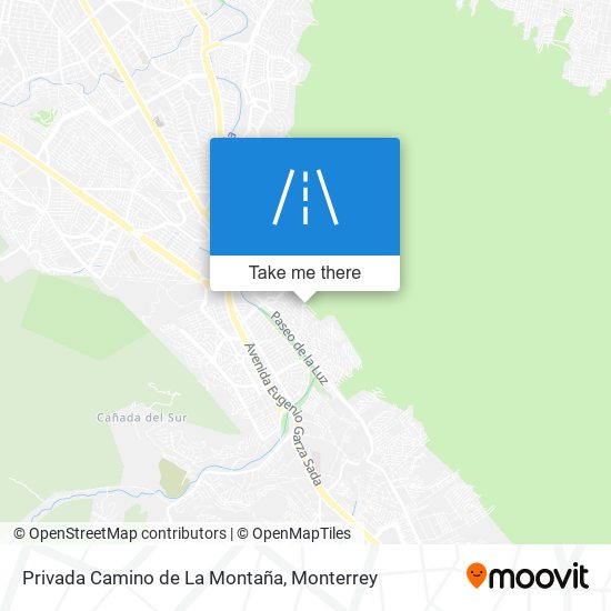 Privada Camino de La Montaña map