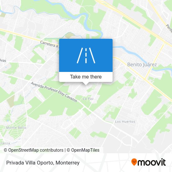 Privada Villa Oporto map