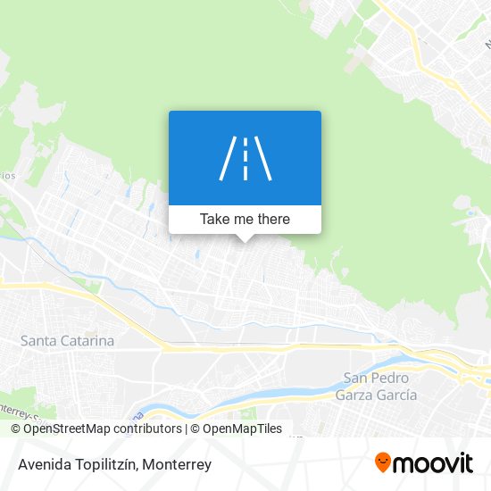 Avenida Topilitzín map