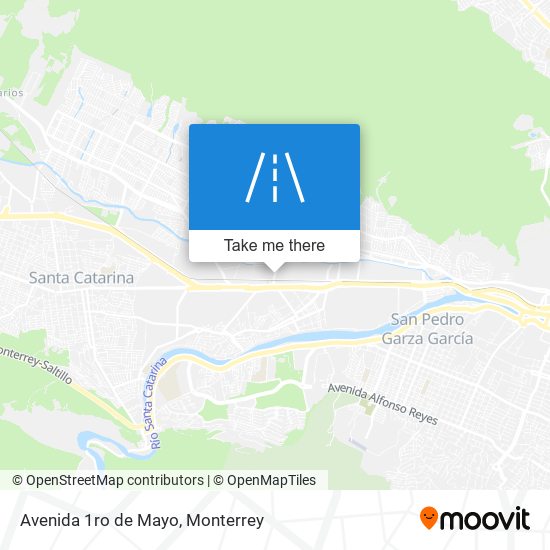 Avenida 1ro de Mayo map