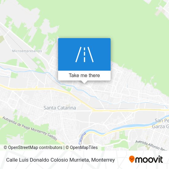 Mapa de Calle Luis Donaldo Colosio Murrieta