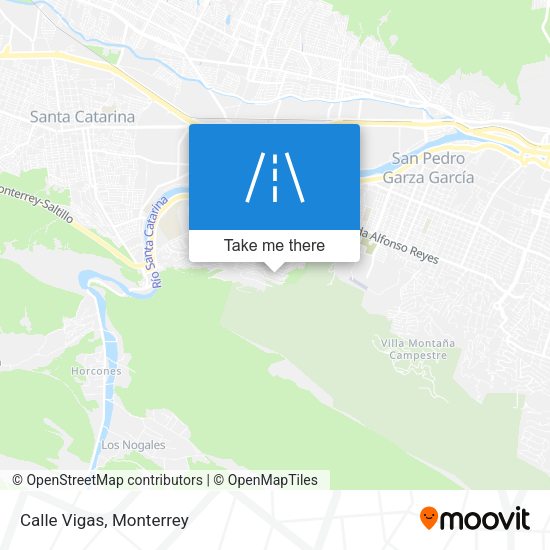 Mapa de Calle Vigas