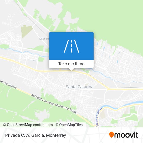 Privada C. A. García map