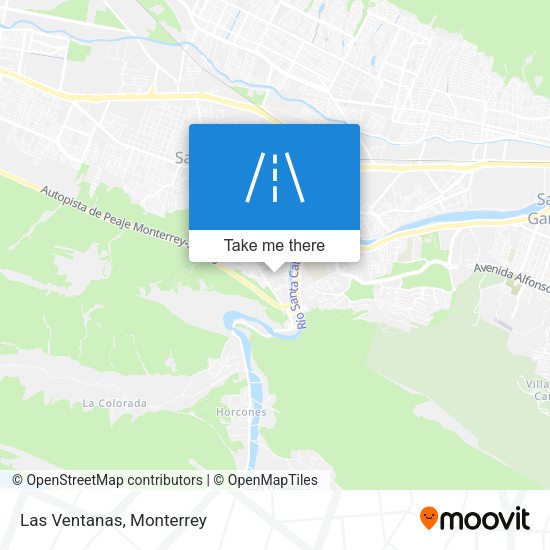 Mapa de Las Ventanas