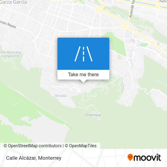 Mapa de Calle Alcázar