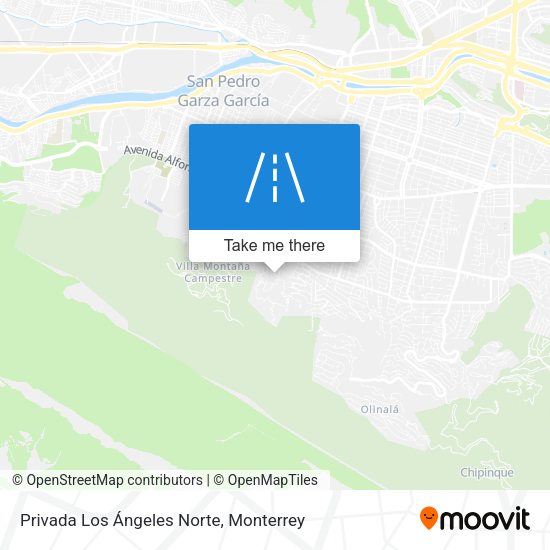Privada Los Ángeles Norte map