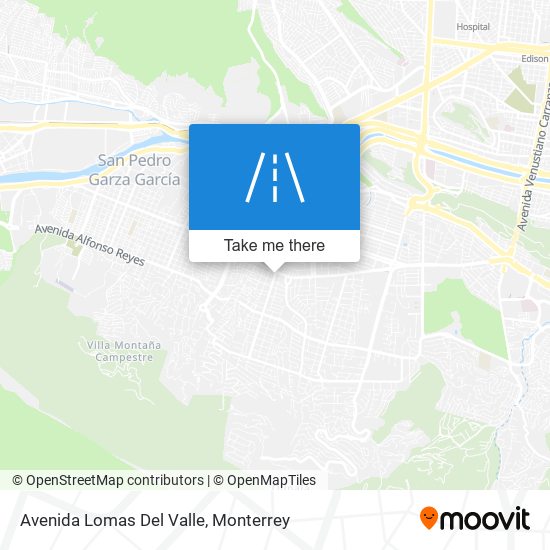 Avenida Lomas Del Valle map