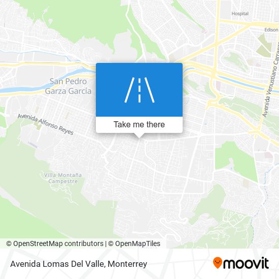 Mapa de Avenida Lomas Del Valle