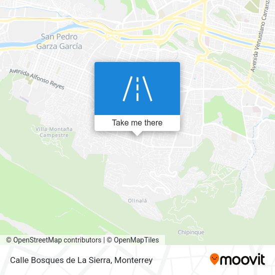 Calle Bosques de La Sierra map
