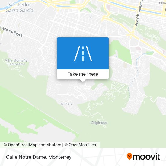 Mapa de Calle Notre Dame